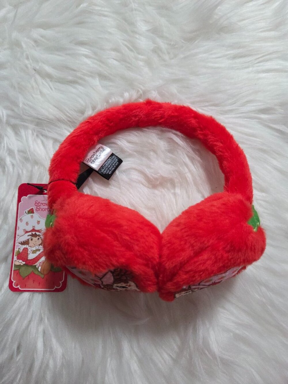 Strawberry Shortcake Plush Earmuffs